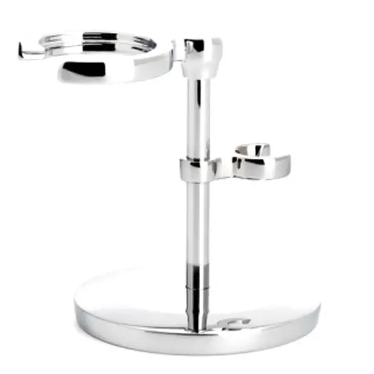 Mühle Chrome Traditional Safety Razor And Brush Stand 1