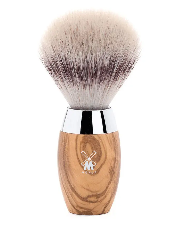 Mühle Kosmo Olive Wood Silvertip Fibre Shaving Brush 1