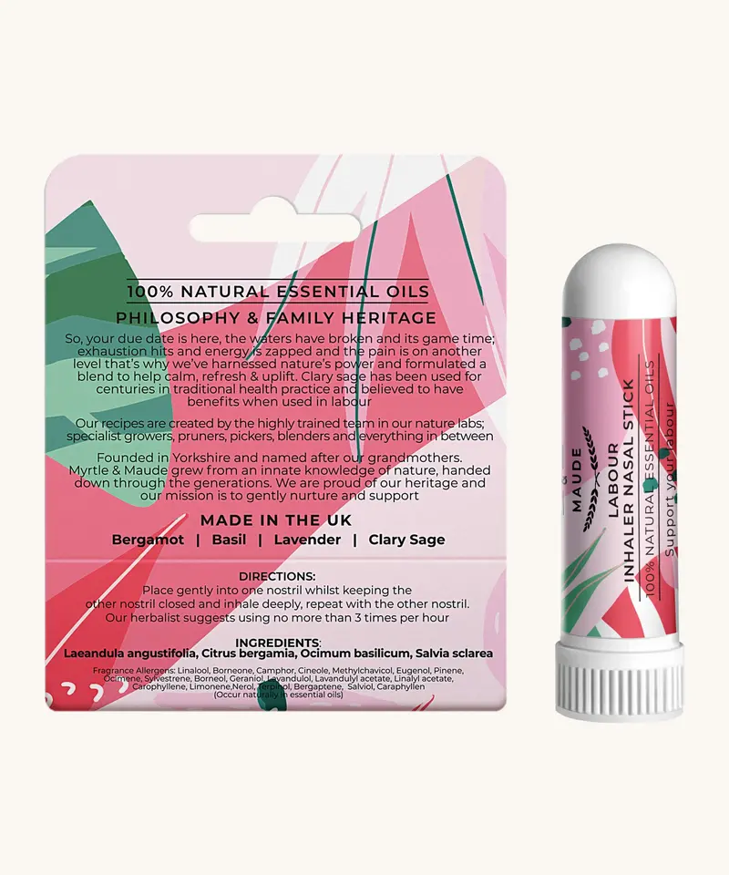 Myrtle & Maude Labour Aromatherapy Nasal Stick 2