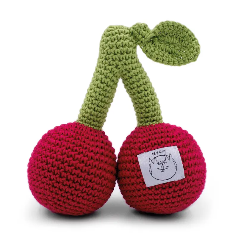 Myum Cherry Sisters Rattle Toy 2