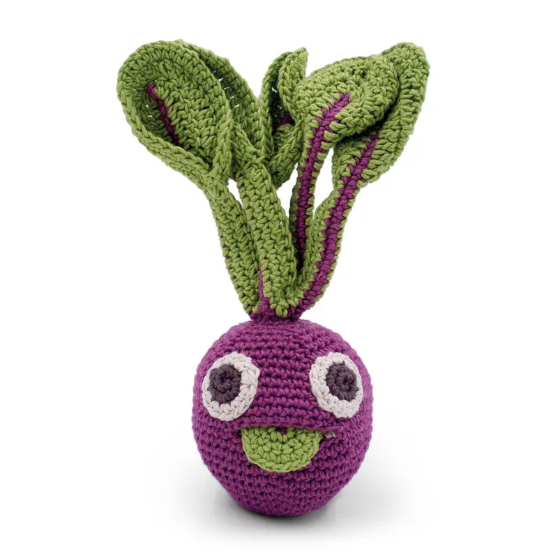 Myum Emily Beetroot Rattle Toy 1