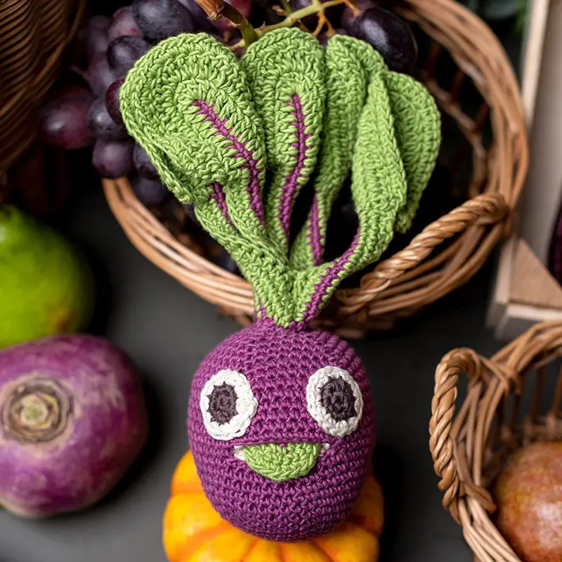 Myum Emily Beetroot Rattle Toy 2