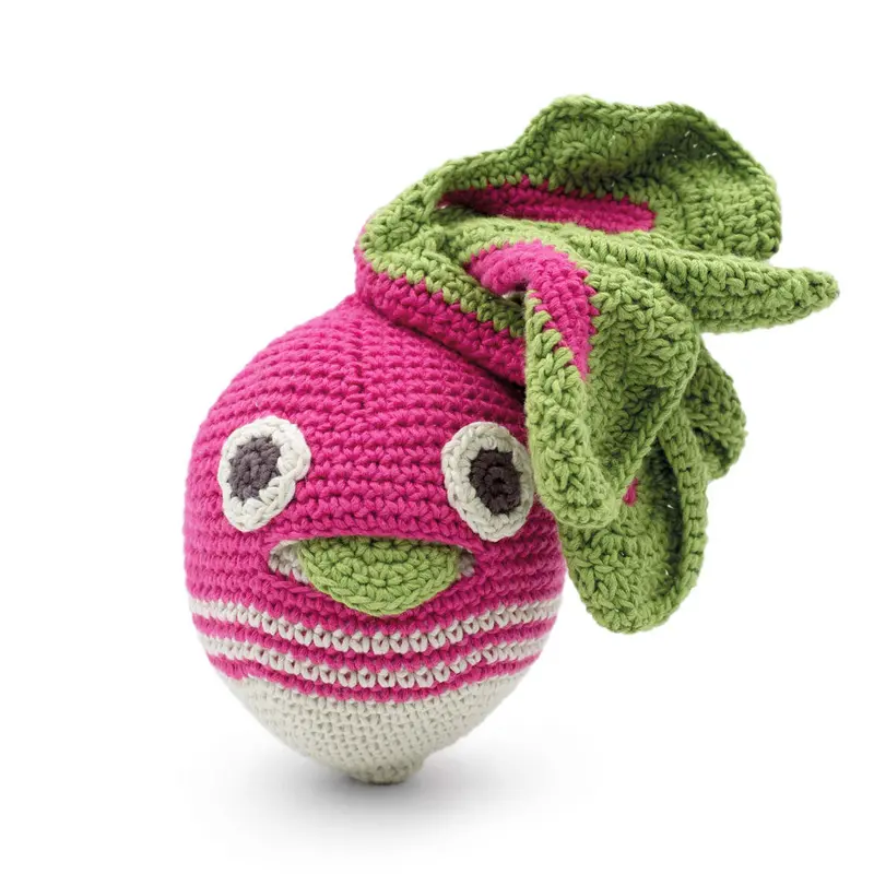 Myum Henry Big Striped Radish Rattle Toy 1