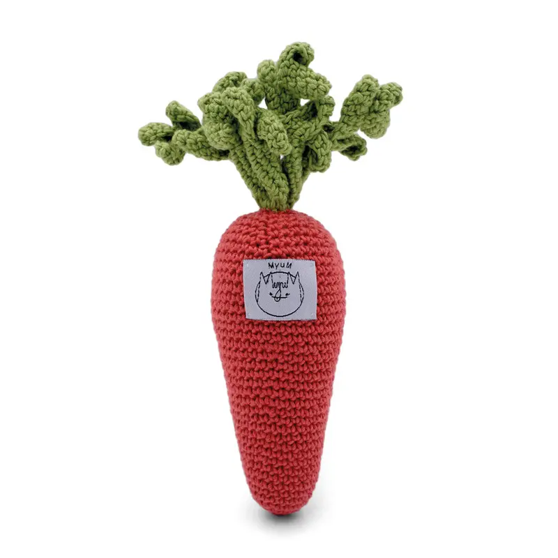 Myum Marie Charlotte Carrot Rattle Toy 2