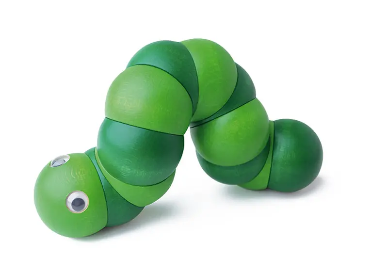 Naef Juba Flexible Worm - Green 1