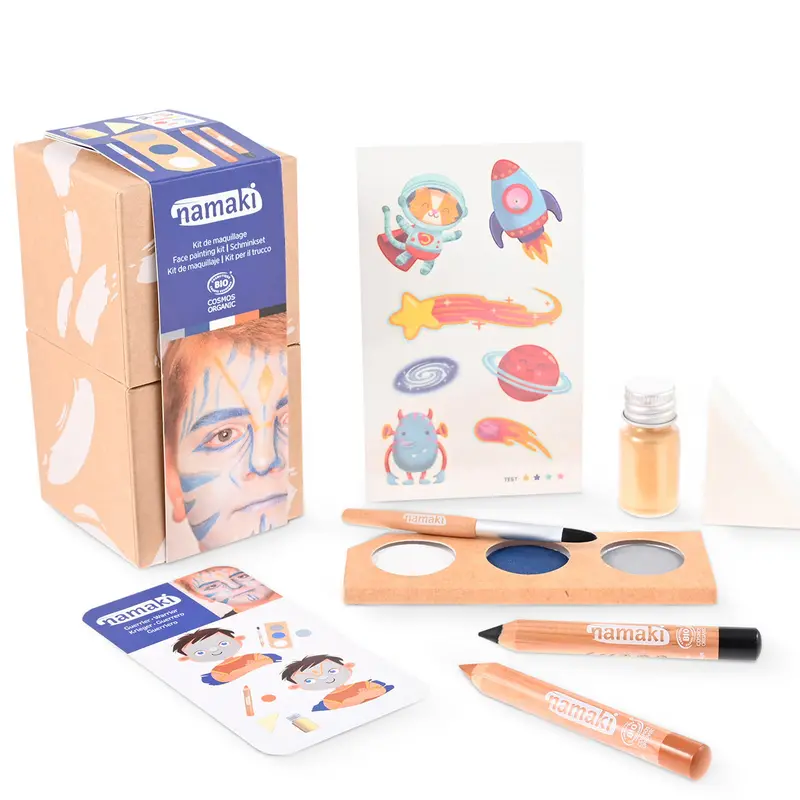 Namaki Natural Creative Face Painting Box - Intergalactic Worlds 1
