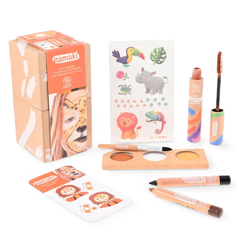 Namaki Natural Creative Face Painting Box - Wild Life 1