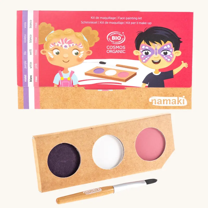 Namaki Natural Face Paint Kit - 3 Colours - Fairy & Butterfly 1