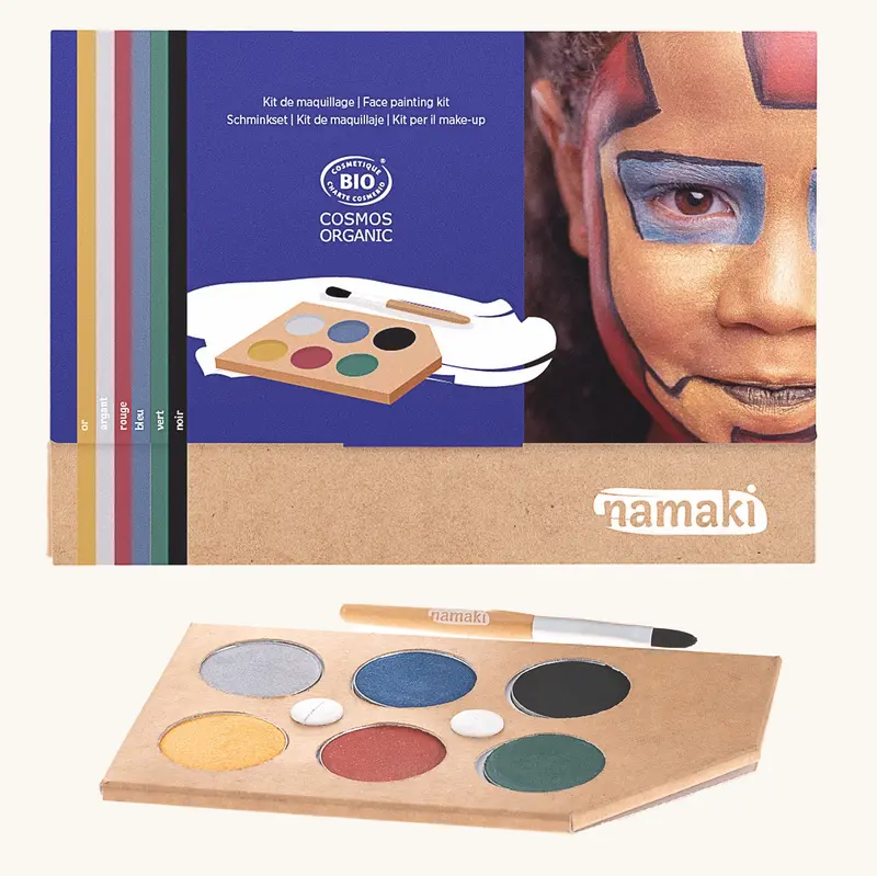 Namaki Natural Face Paint Kit - 6 Colours - Intergalactic Worlds 1