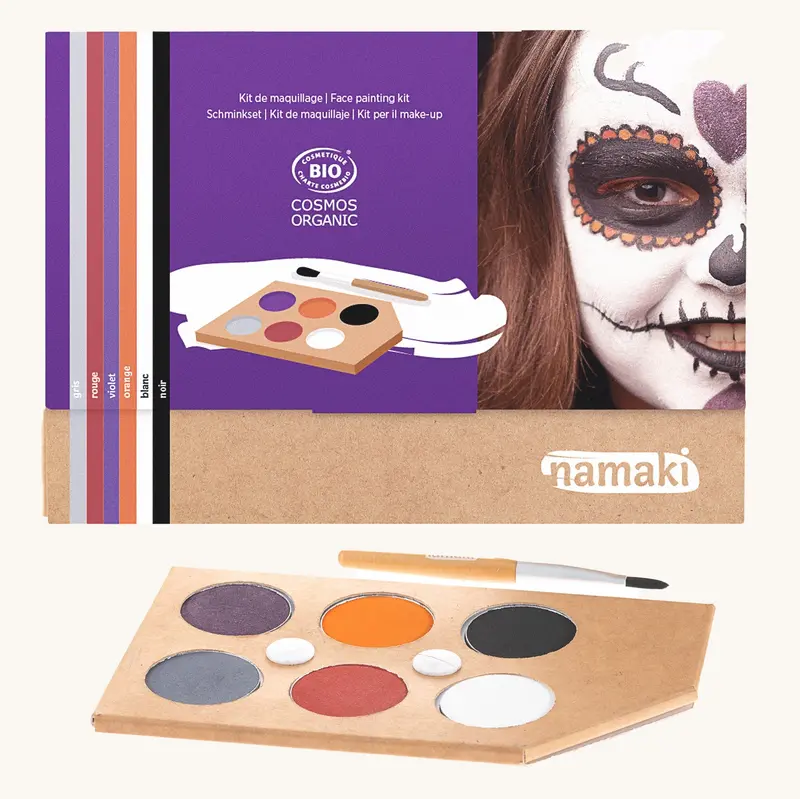 Namaki Natural Face Paint Kit - 6 Colours - World Of Horrors 1