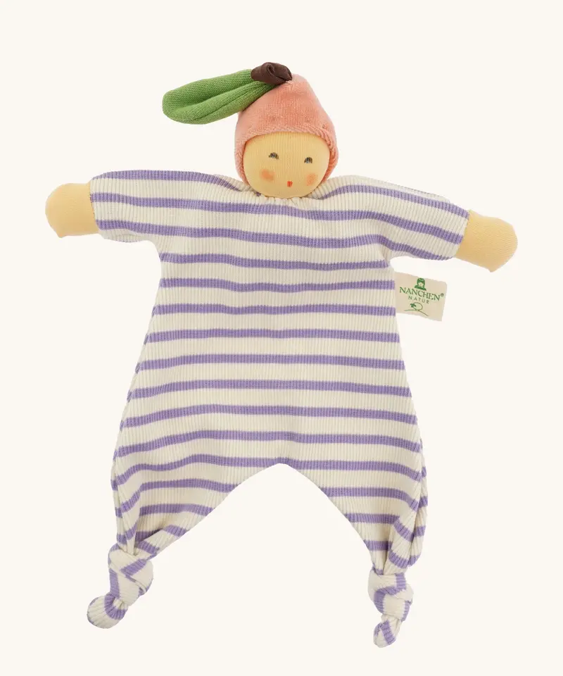 Nanchen Baby Comforter Doll - Peach 1