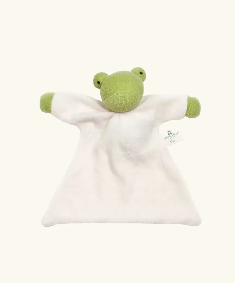 Nanchen Frog Towelling Baby Comforter 1