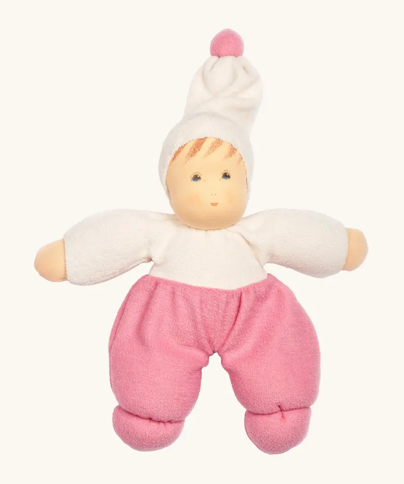 Nanchen Möpschen Waldorf Doll - Pink 1