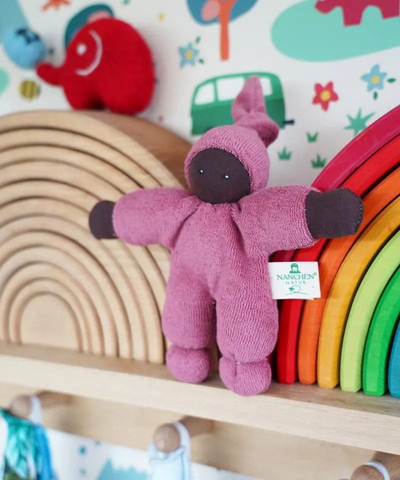 Nanchen Pimpel Waldorf Doll - Berry 2
