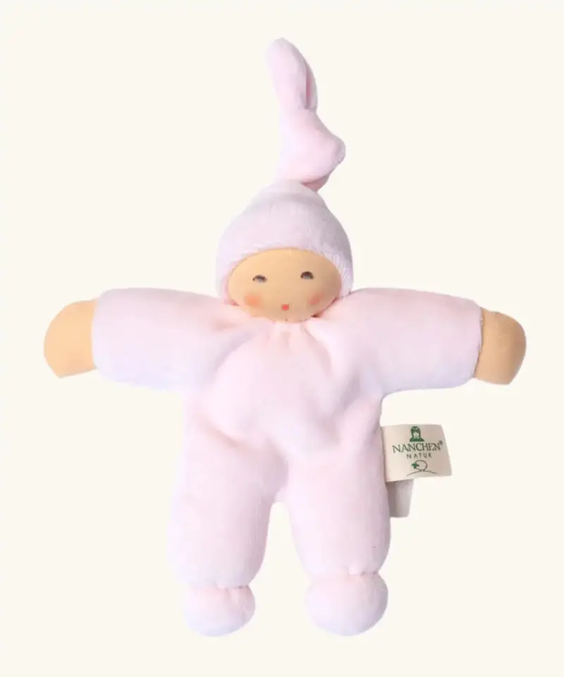Nanchen Pimpel Waldorf Doll - Pastel Pink 1