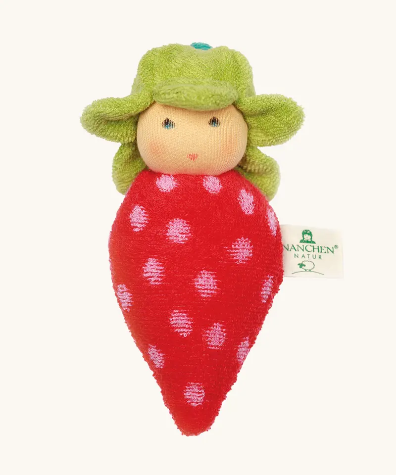 Nanchen Strawberry Rattle Doll 1