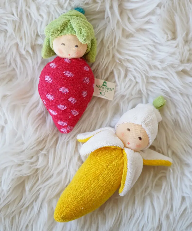 Nanchen Strawberry Rattle Doll 2