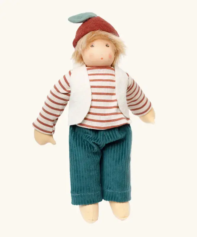 Nanchen Waldorf Doll Chestnut Child Paul 1