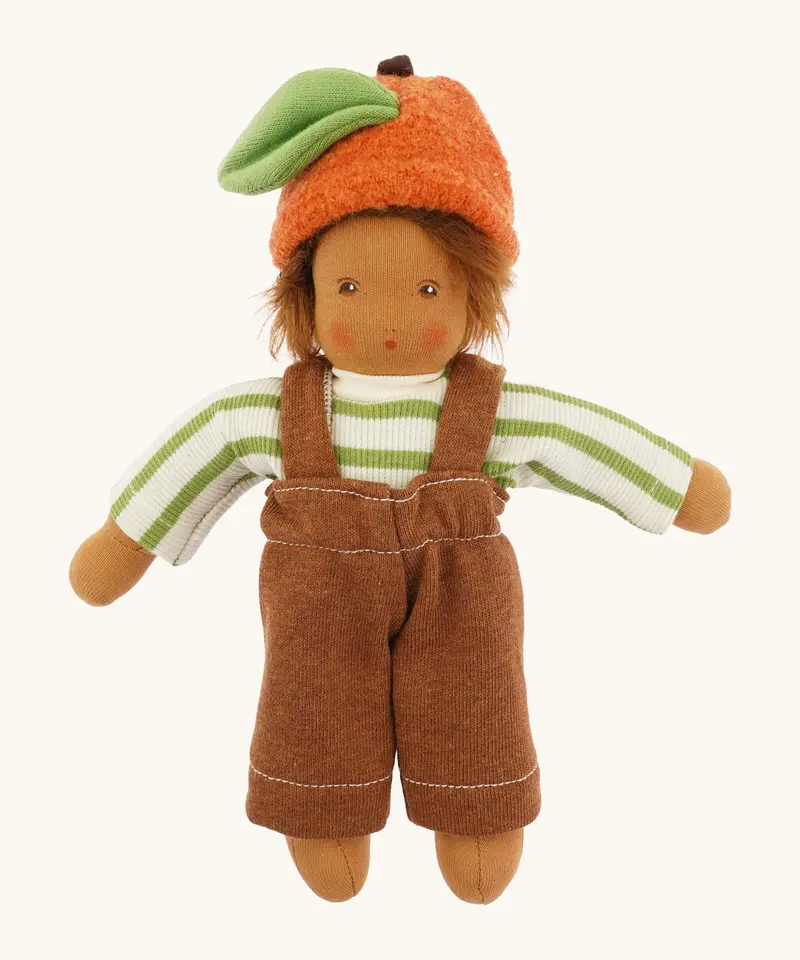 Nanchen Waldorf Doll - Otto Orange Child 1