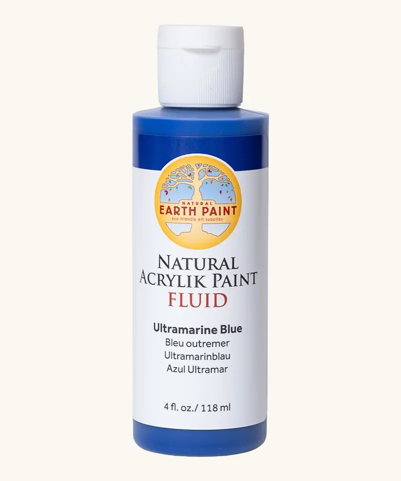 Natural Earth Paint Fluid Acrylik Paint™ - Plant-Based Acrylic 1
