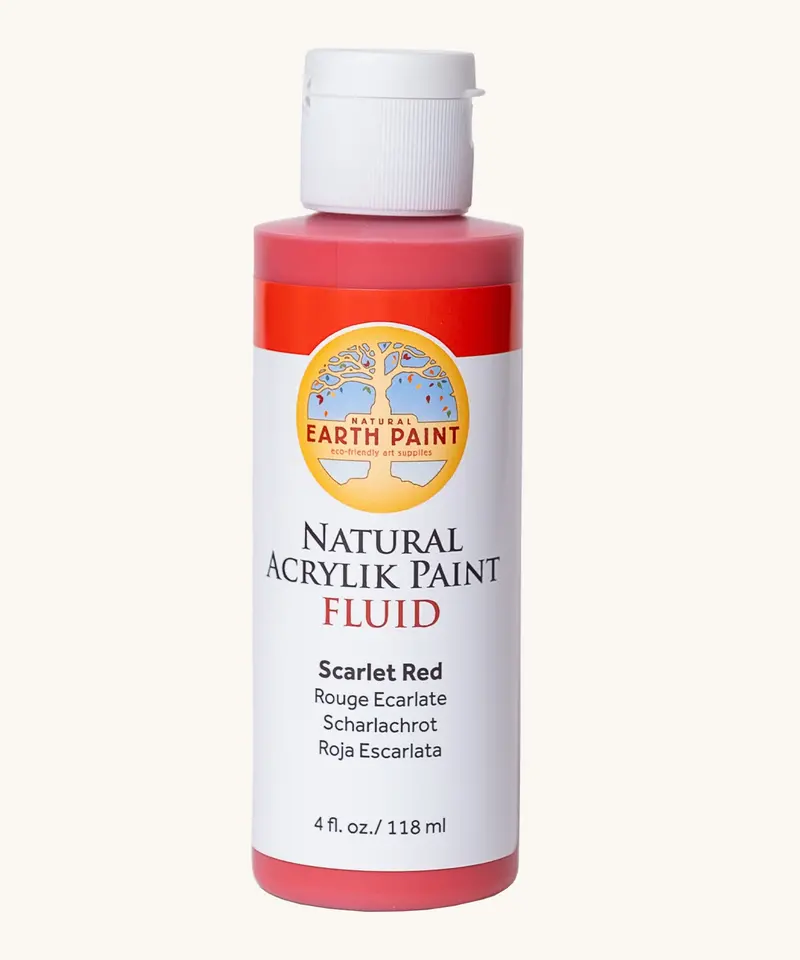 Natural Earth Paint Fluid Acrylik Paint™ - Plant-Based Acrylic 3
