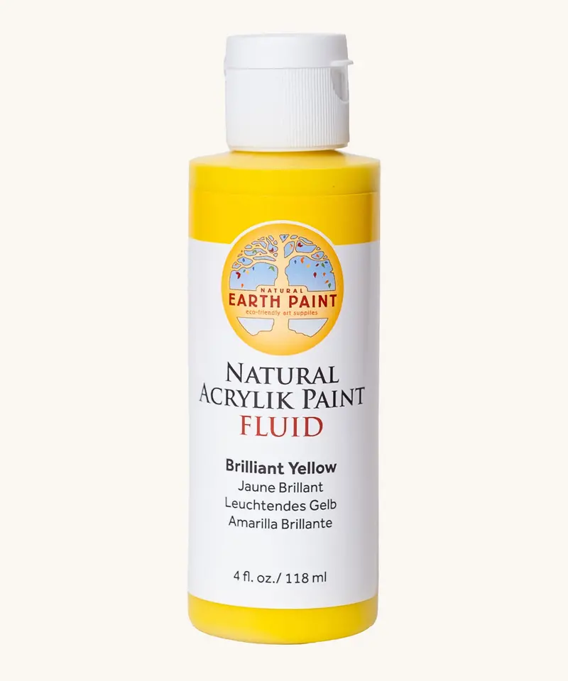 Natural Earth Paint Fluid Acrylik Paint™ - Plant-Based Acrylic 4