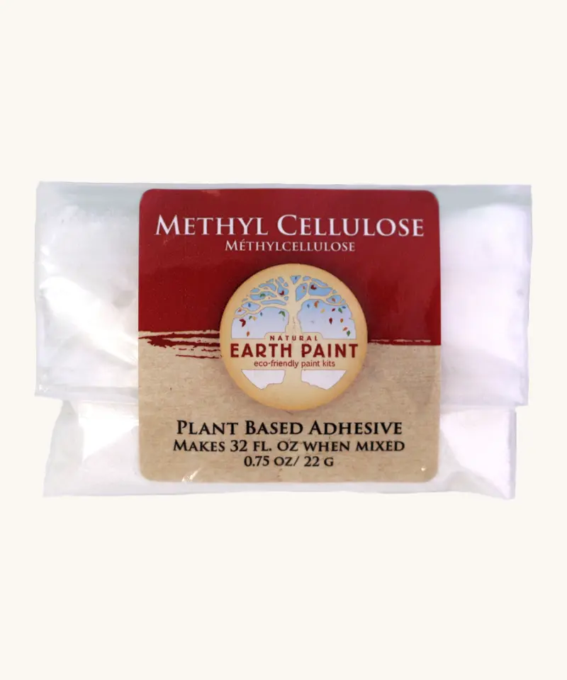 Natural Earth Paint™ Methyl Cellulose - Plant-Based Adhesive 1