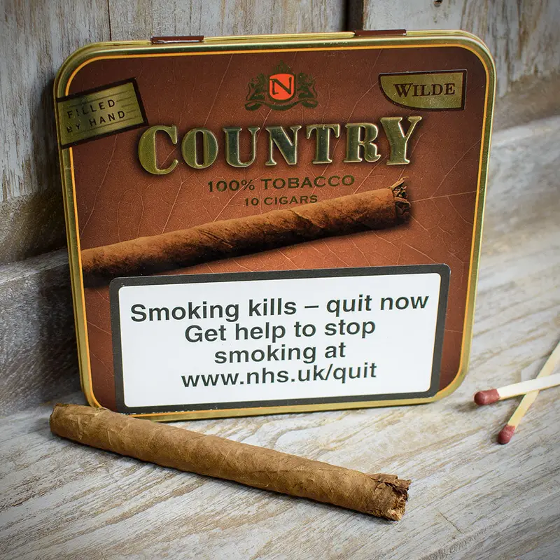 Neos Country Wilde Cigarillos - Tin Of 10 1