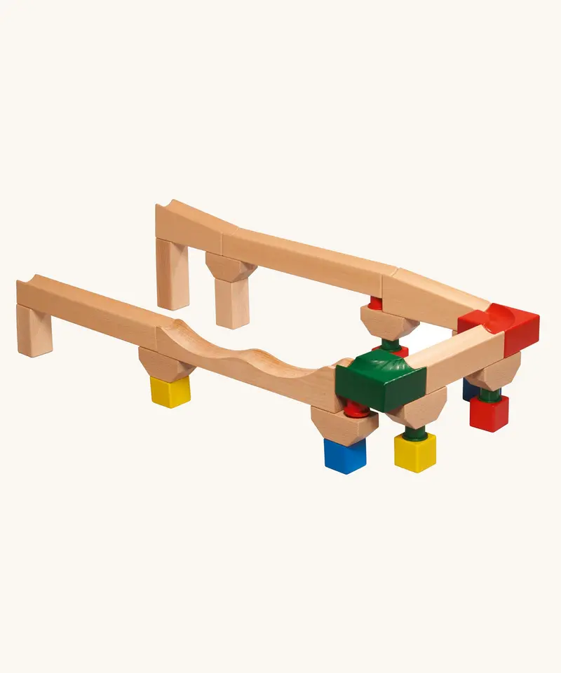 Nic Cubio Wooden Ball Run Extension Set 1