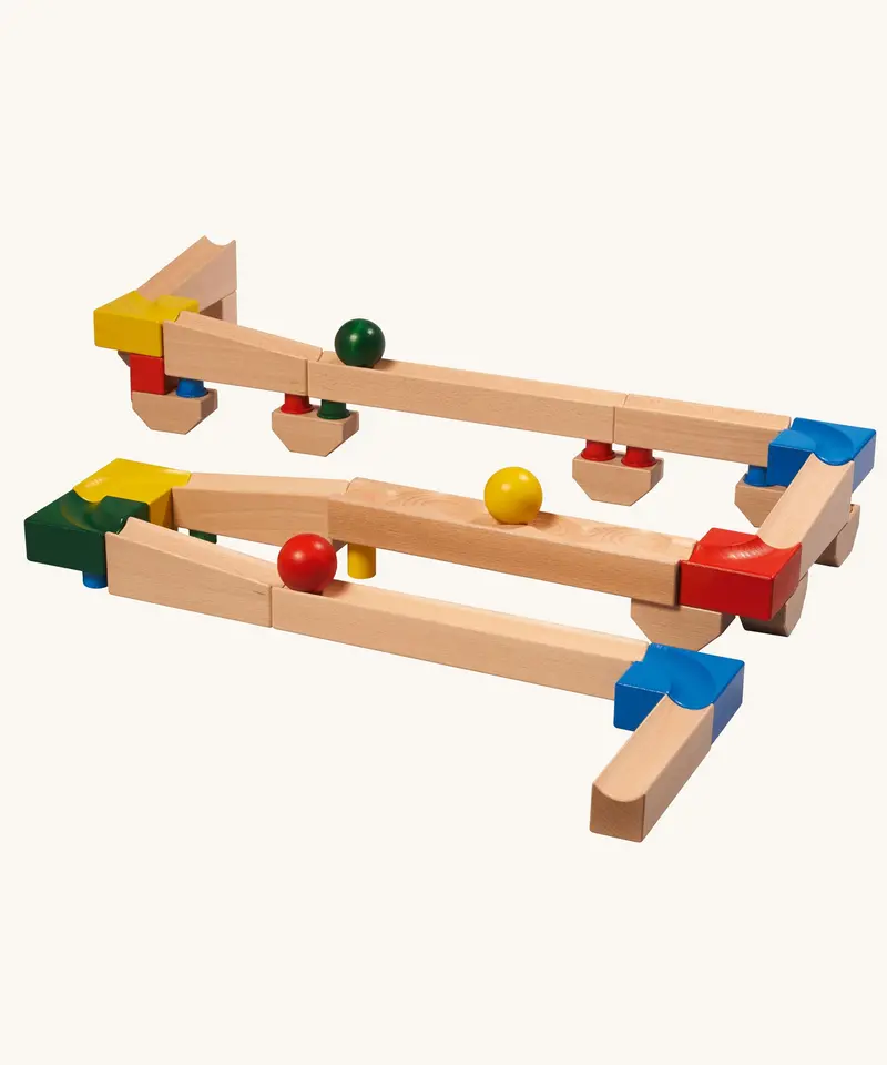 Nic Cubio Wooden Ball Run Large Standard Set 1