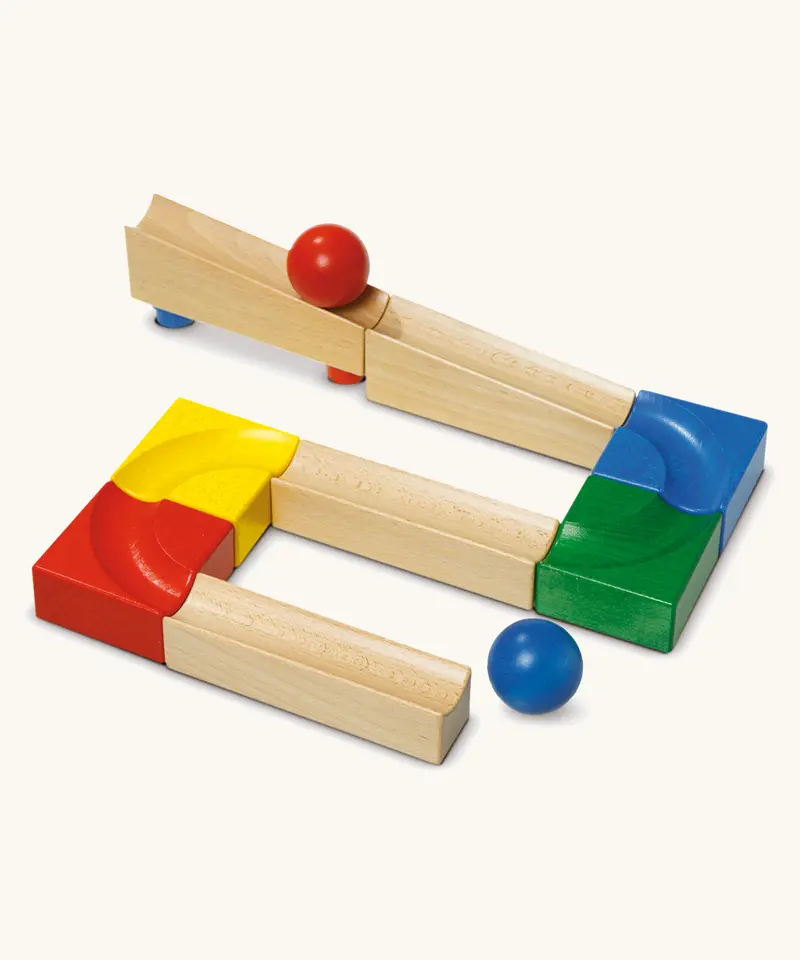 Nic Cubio Wooden Ball Run Starter Set 1