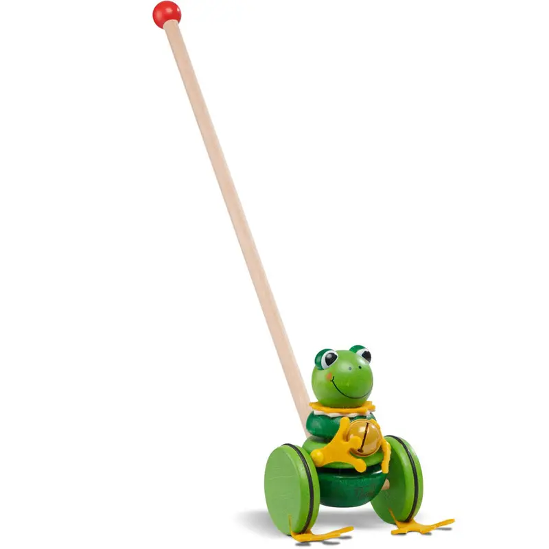 Nic Push Along Frog King 1