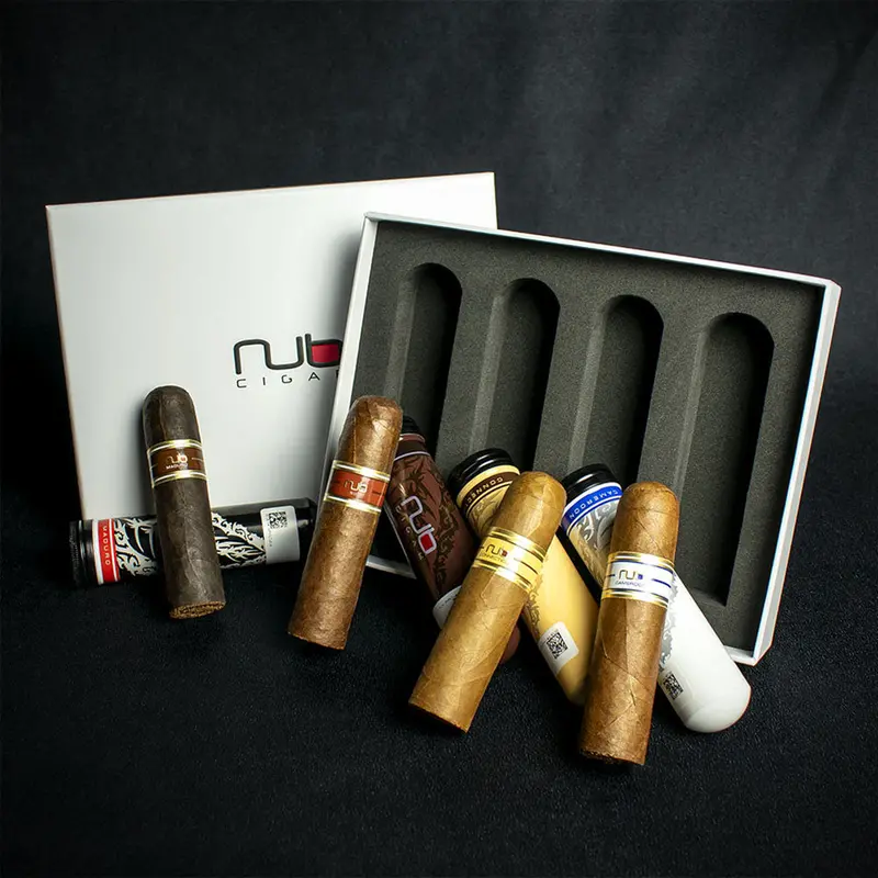Nub Tubos Selection Cigars Sampler - Box Of 4 2