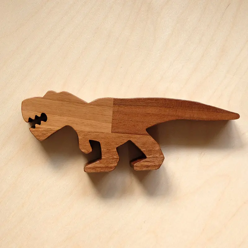 O_Wow Handmade Walnut T-Rex 1