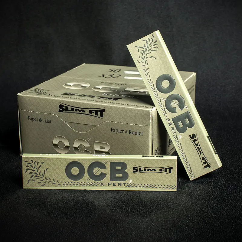 Ocb Kingsize Slim Fit X-Pert Rolling Papers - Box Of 50 1