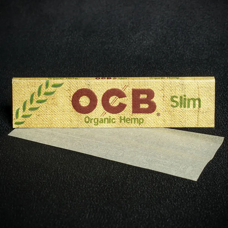 Ocb Kingsize Slim Organic Hemp Rolling Papers - Single Pack 1