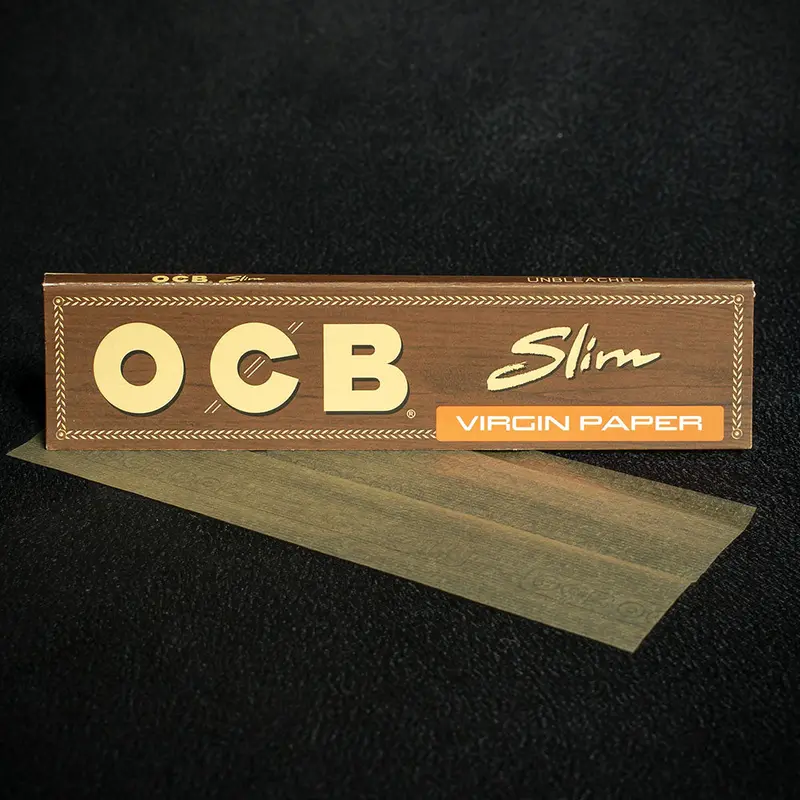 Ocb Kingsize Slim Virgin Rolling Papers - Single Pack 1