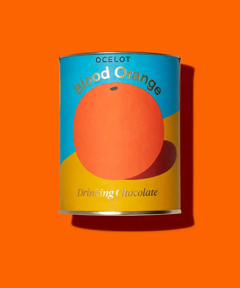 Ocelot Blood Orange Organic Drinking Chocolate 1