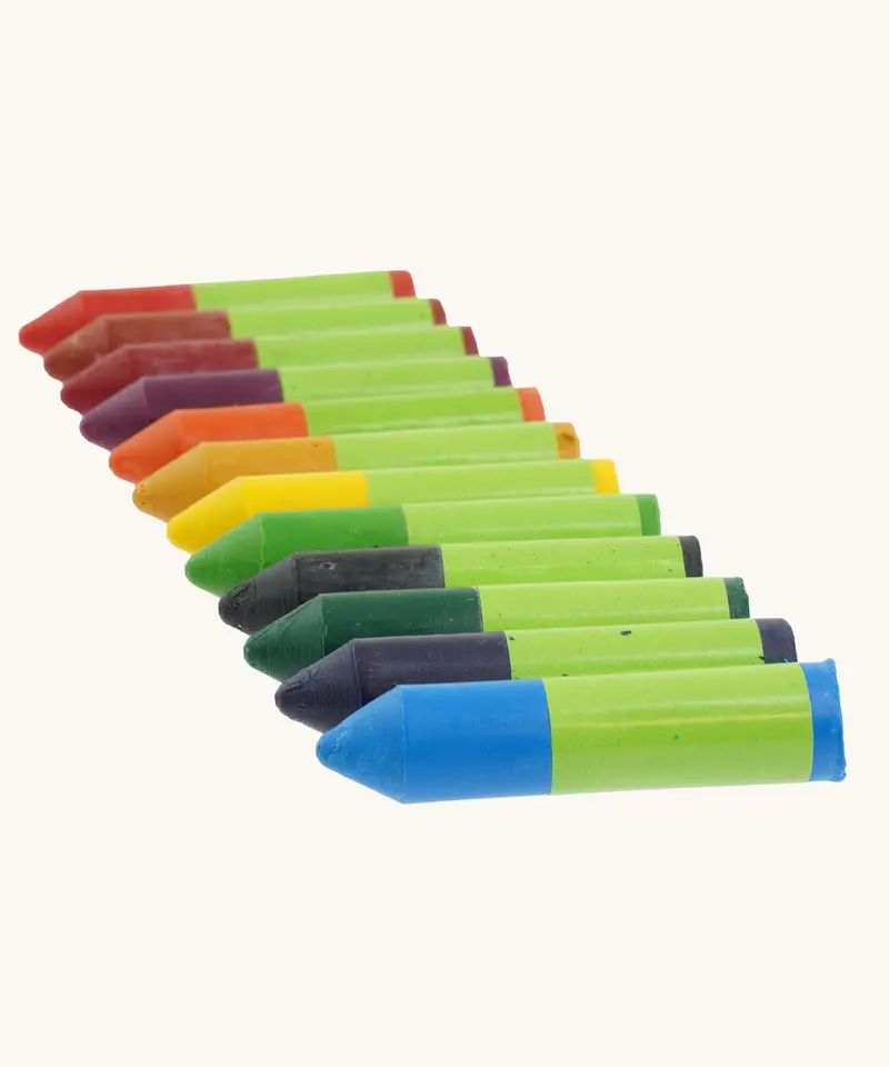 Okonorm 12 Stubby Beeswax Crayons 1