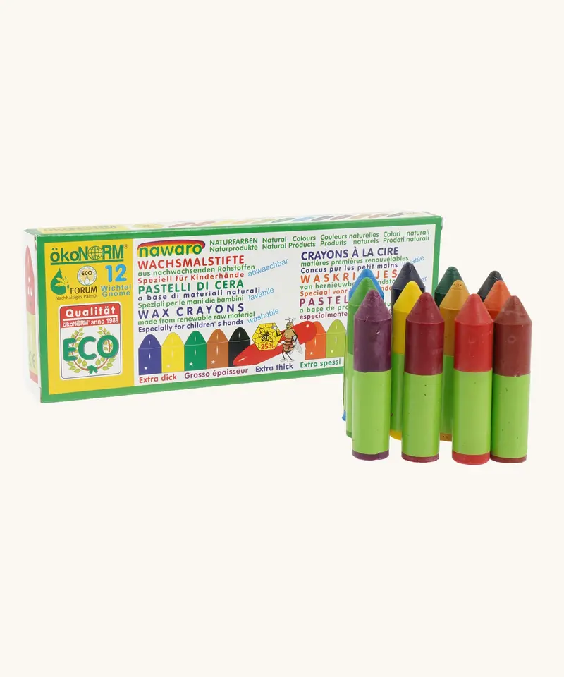 Okonorm 12 Stubby Beeswax Crayons 2