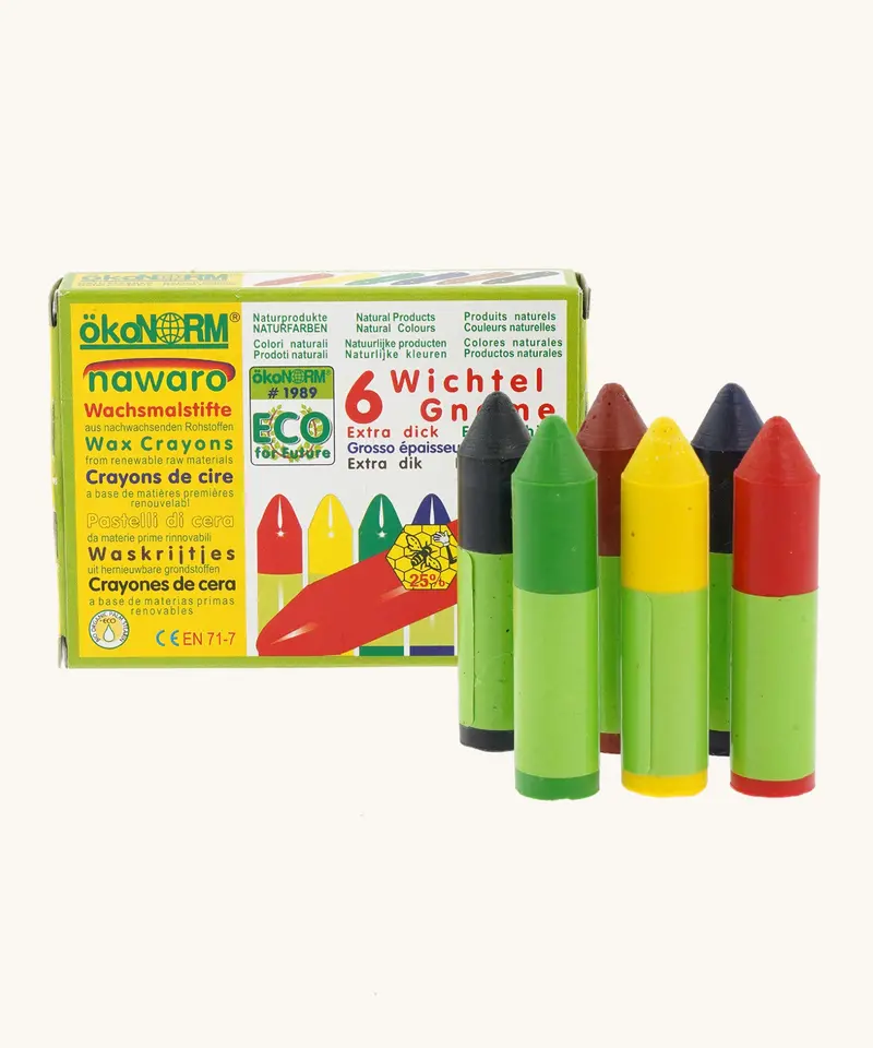 Okonorm 6 Stubby Beeswax Crayons 1