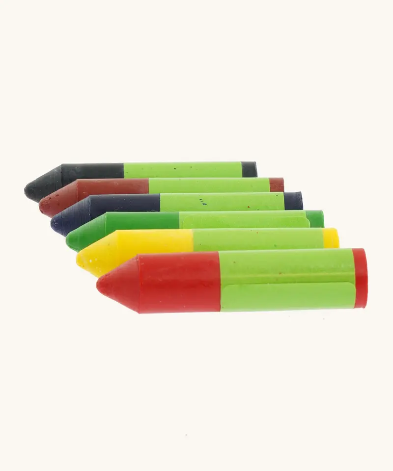 Okonorm 6 Stubby Beeswax Crayons 2