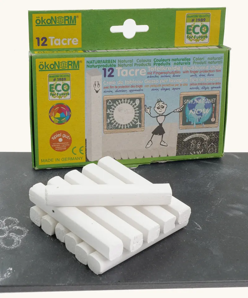 Okonorm Blackboard Chalks - 12 White 1