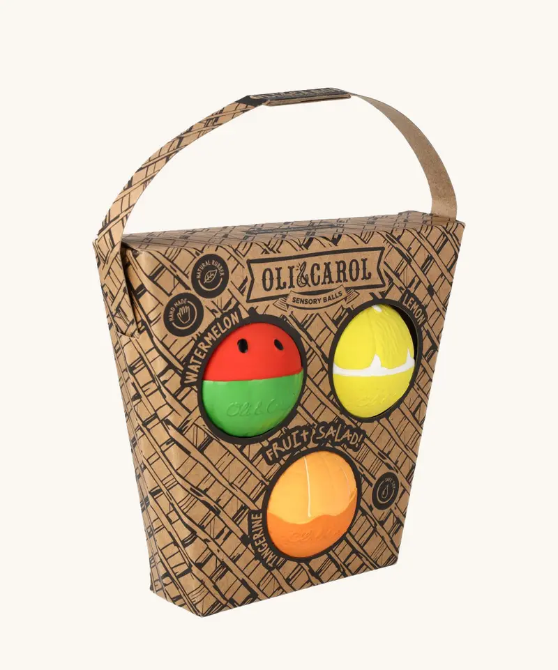 Oli & Carol Baby Sensory Balls - Fruit Salad 1