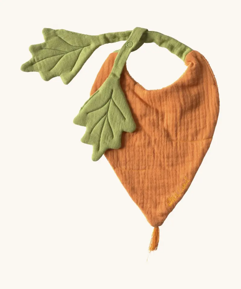 Oli & Carol Bib - Cathy The Carrot 1