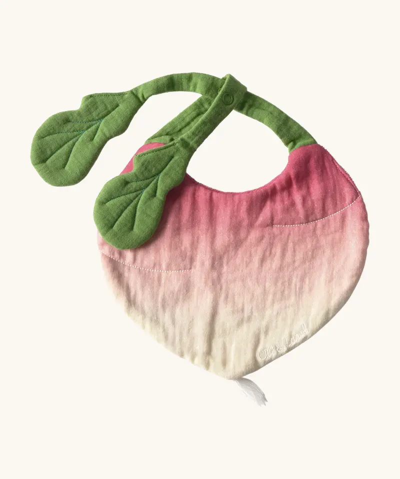 Oli & Carol Bib - Ramona The Radish 1