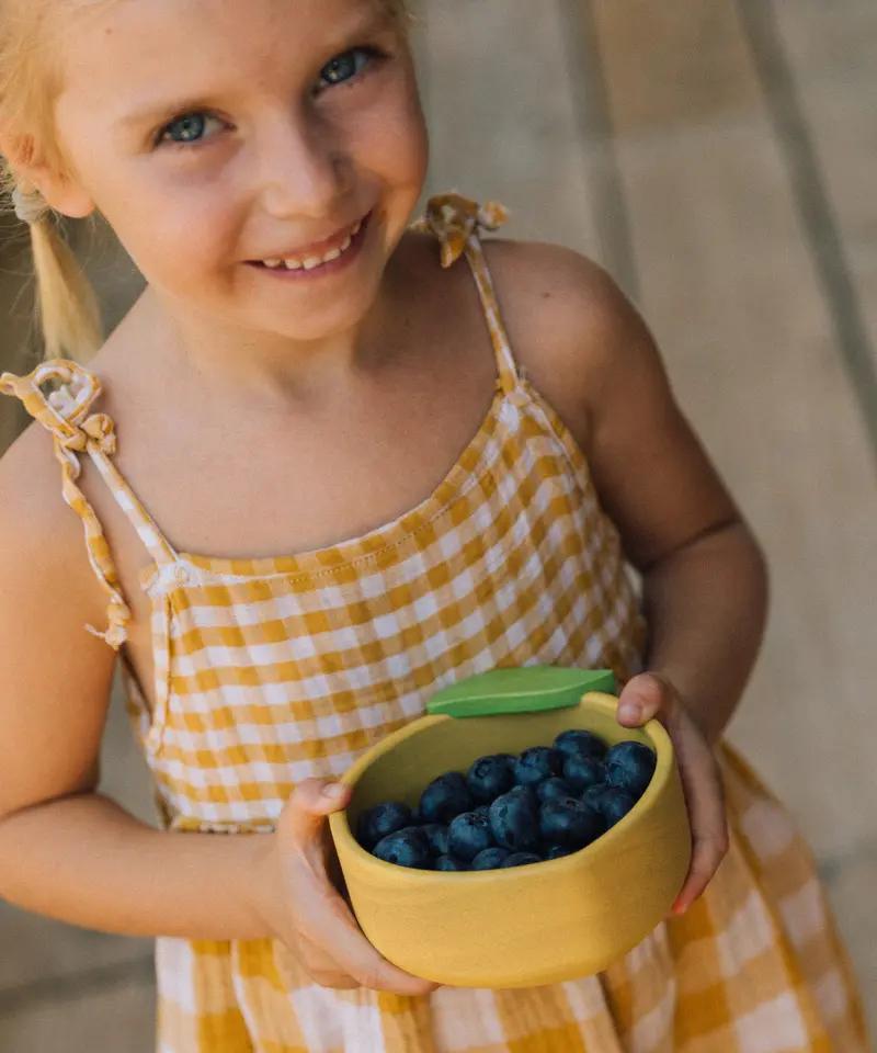 Oli & Carol Bowl And Spoon Set - Lou The Lemon 2