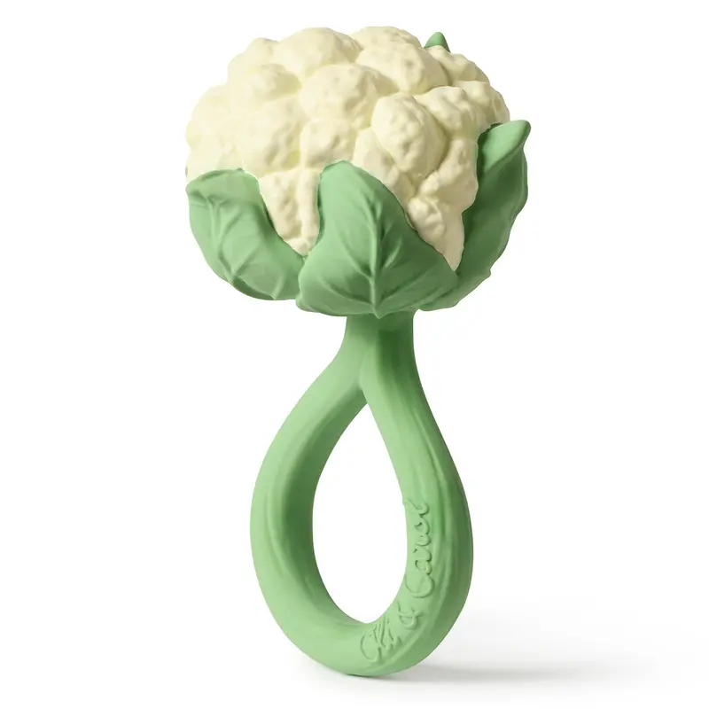 Oli & Carol Cauliflower Rattle Teether 2