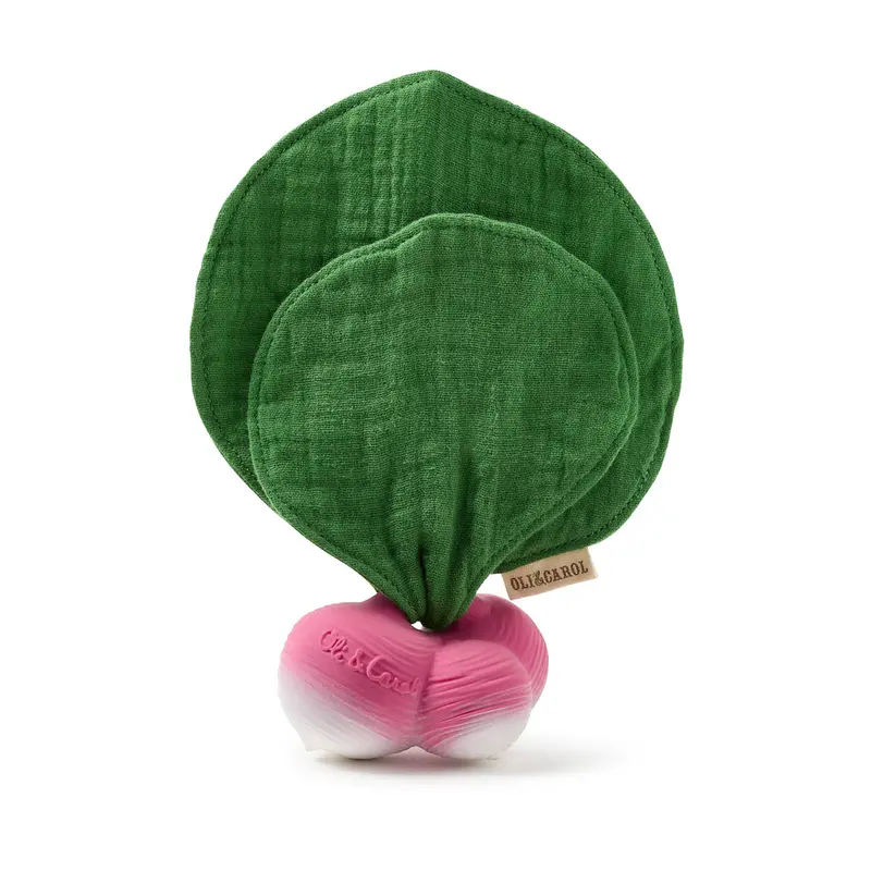Oli & Carol Ramona The Radish Mini Doudou Baby Teether 1