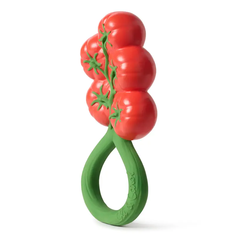 Oli & Carol Tomato Rattle Teether 2